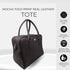 Vamika 90 Feet Genuine Leather Brown Tote Bag